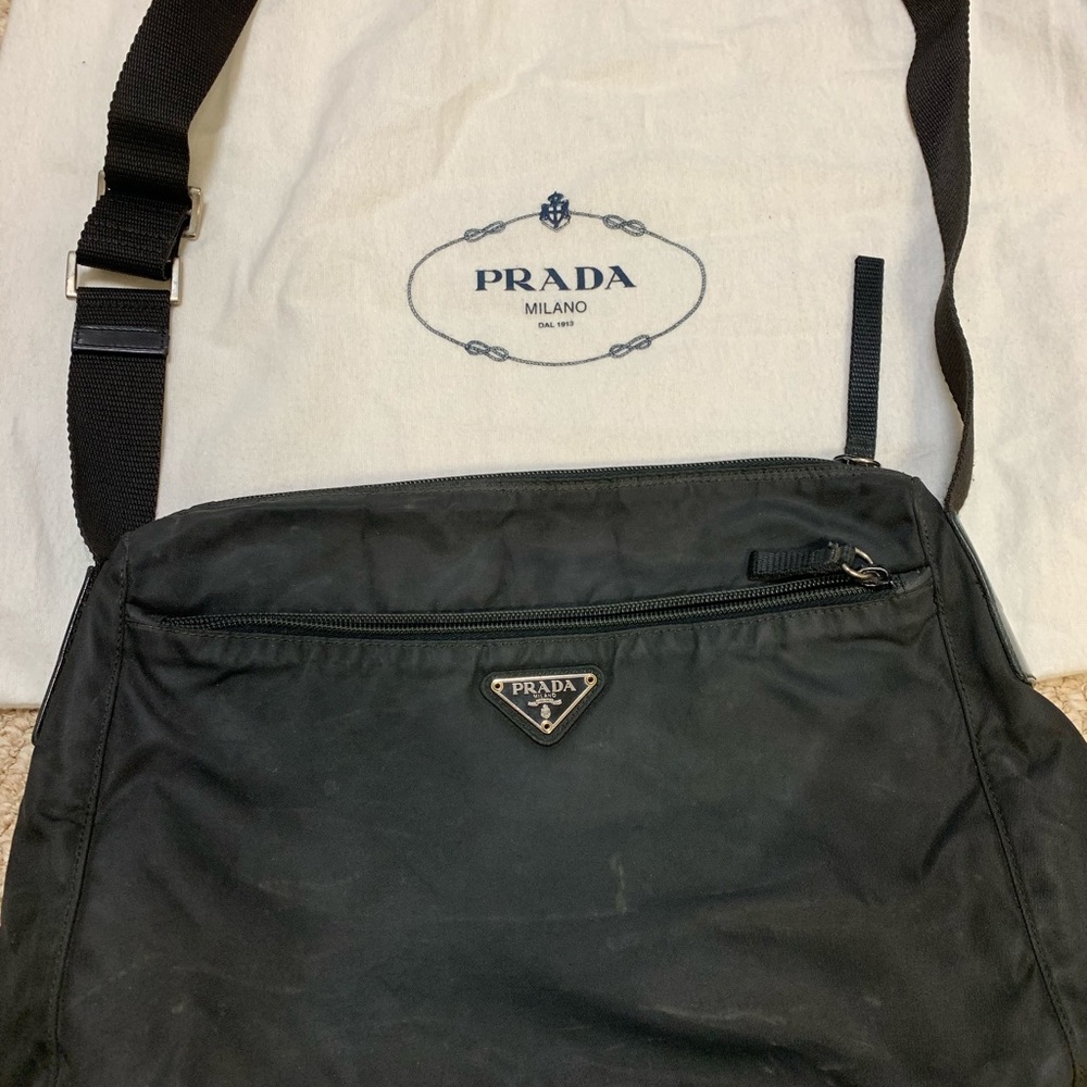 Authentic Prada Nylon Shoulder Bag